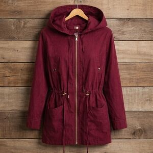 CHOCOLATE Women's Safari Utility Wine Casual Jacket L